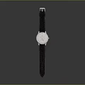 Elegant Stylish Watch With Blue Leather Strap And Silver Dial For Fashion Accessories