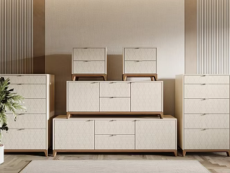 Modern Decorative Cabinet TV Cabinet Entrance Cabinet 3d model