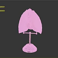 Detailed Human Lungs and Heart Anatomical Model with Metal Stand for Medical Education
