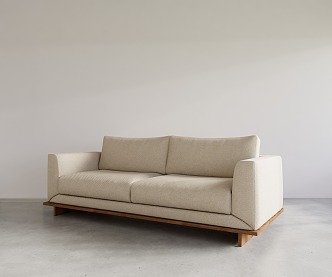 Modern double sofa 3d model