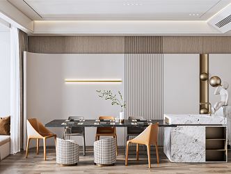 Modern Restaurant 3d model