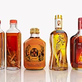 Traditional Chinese Herbal Health Tonic Wines in Different Bottles with Natural Ingredients