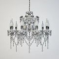 Vintage chandelier 3d model