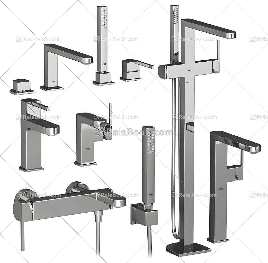 Modern faucet 3d model