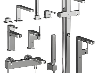 Modern faucet 3d model