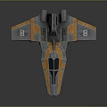Modern Fighter Sci-fi Fighter 3d model