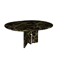 Modern Minotti Dining Table Dining Table Marble Table 3d model