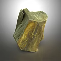 Wood Stone Decorative Piece Featuring Natural Texture Organic Pattern and Raw Appearance