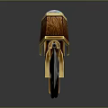 Fantasy Weapon Design With Blue Grip Golden Accents And Sharp Blade