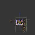 Sofa coffee table combination 3d model