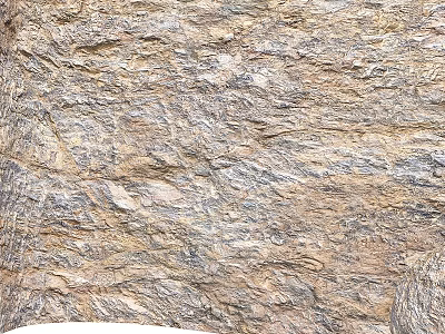 Natural Stone Architectural Component Featuring Rough Textured Surface 3d model
