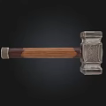 Durable Metal Head Hammer With Wooden Handle For DIY And Home Repair