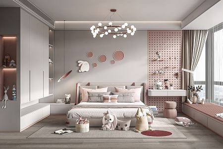 Modern Children's Room 3d model