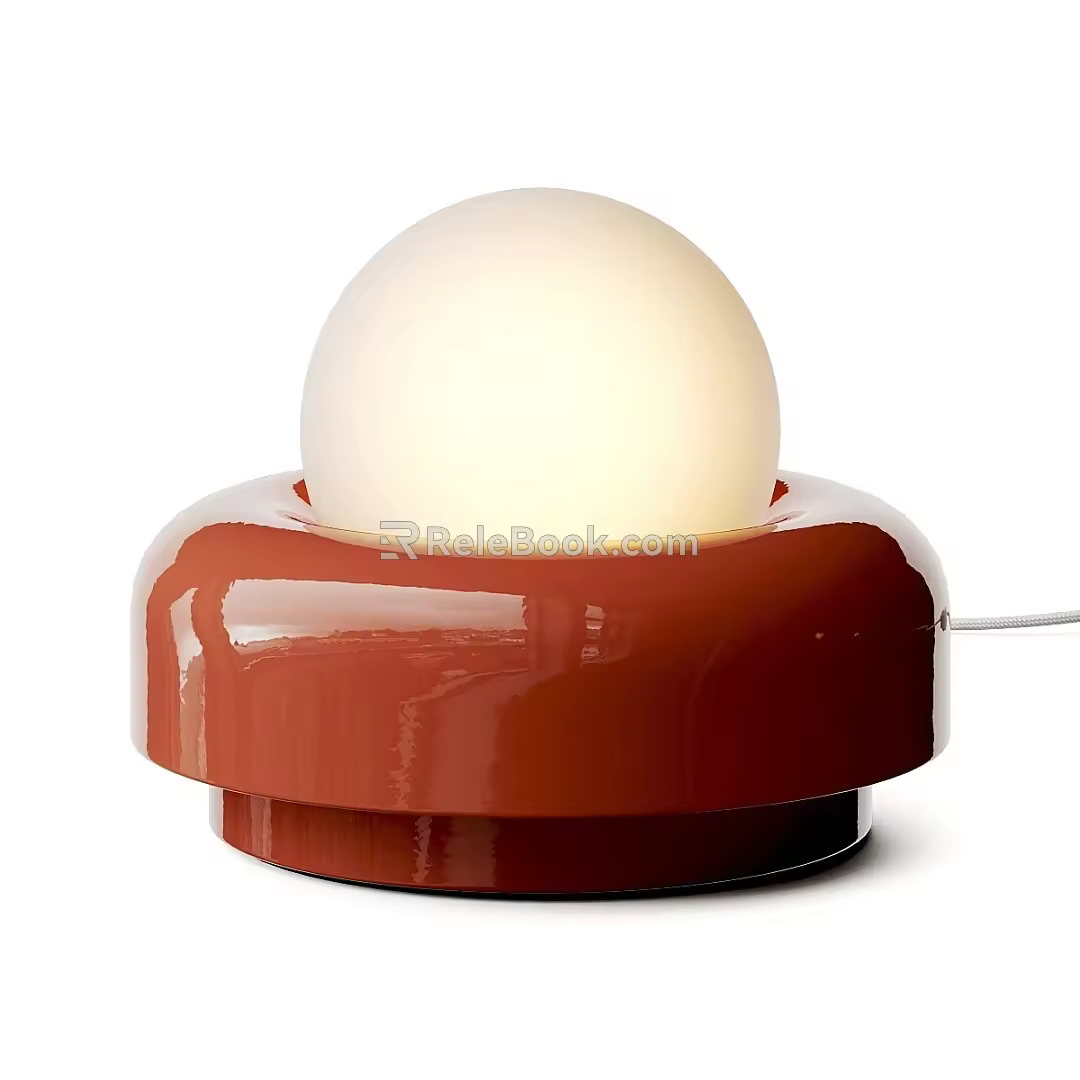 Modern Jardan Table Lamp Desk Lamp Spherical Table Lamp Glass Table Lamp 3d model