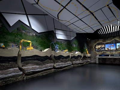 Modern Exhibition Hall Agricultural Exhibition Hall 3d model