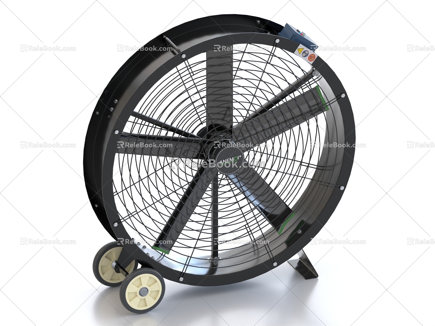 Fan Floor Fan Industrial Fan Blower 3d model