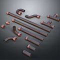 Durable Hardware Tools With Brass Pipe Elbows Tees And Straight Fittings