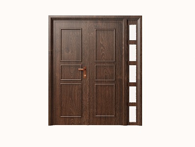 Double door 3d model