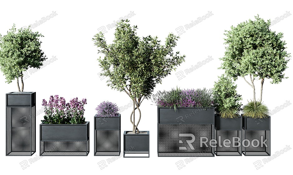 Plant Potted Plant Green Plant Flowers Flowers Flowers Trees Plant Green Plant Wall Plant Pot model