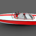 Modern Speedboat 3d model