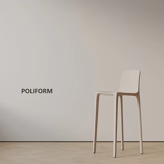 Modern Bar Chair 3d model