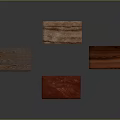 Small Wooden Tables With Different Colors And Various Leg Designs On Dark Background