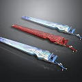Colorful Decorative Accessories In Red Blue Silver For Daily Use