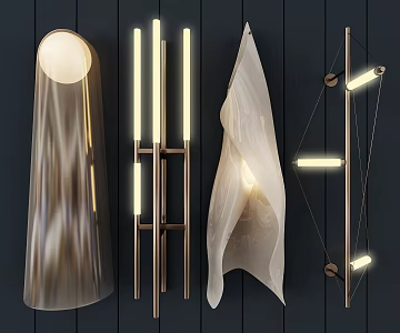 Modern wall lamp 3d model