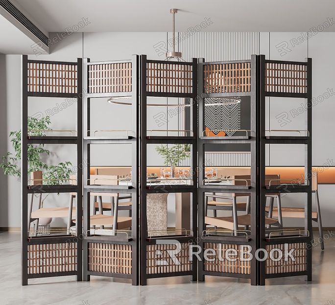 New Chinese Style Screen Screen Partition model