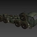 Military Green Heavy Duty Utility Truck Featuring Multiple Wheels And Robust Build