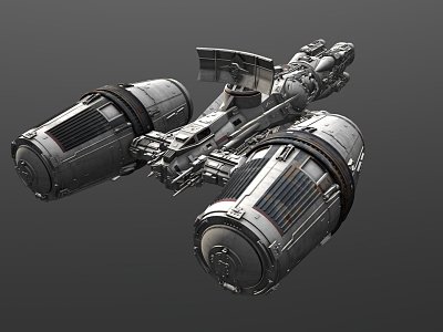 Rebel Tanker Spaceship 3d model