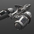 Rebel Tanker Spaceship 3d model