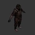 Weapon Soldier Uniform 3d model