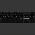 RGB Backlit Mechanical Gaming Keyboard With Colorful LED Lights And Black Design