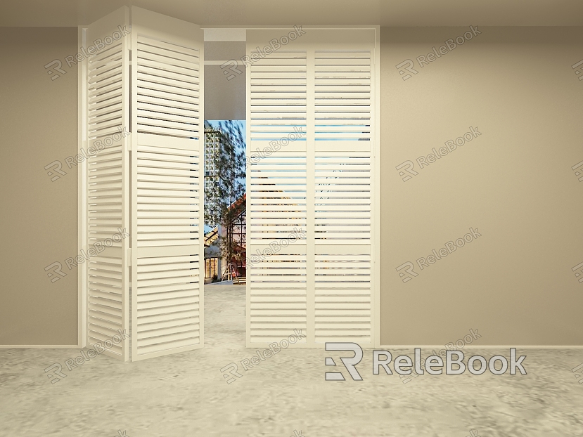 modern folding door model