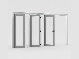 modern folding door 3d model