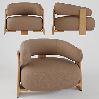 Single sofa 3d model