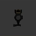 Infrared Steiner Laser Pistol Light Source Firearm Sight Firearm Device 3d model
