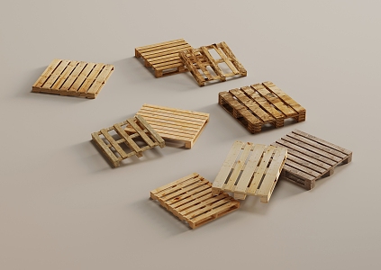 Pallet Wooden Pallet Wooden Pallet Wooden Shelf Wooden Exhibition Rack Floor Board 3d model