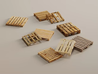 Pallet Wooden Pallet Wooden Pallet Wooden Shelf Wooden Exhibition Rack Floor Board 3d model
