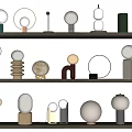 Modern Table Lamp Moon Lamp Spherical Lamp Small Table Lamp 3d model