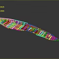 Artisan Crafted Metallic Feather Shaped Decorative Sculpture With Intricate Texture Details