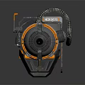 Modern Sci-Fi Cannon Pulse Cannon Sci-Fi Cannon Pulse Cannon 3d model