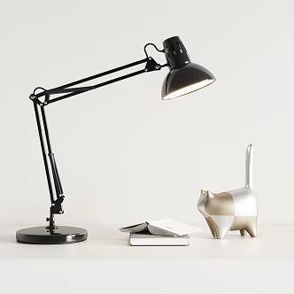Table Lamp Reading Lamp Desk Lamp Simple Table Lamp Book Ornaments 3d model