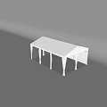 Spacious White Canopy With Pillars And Hanging Curtains For Outdoor Events