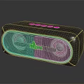 Fingers Portable Bluetooth Speaker Modern Design With Dual Speakers And Metal Casing