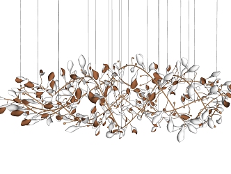 Modern Chandelier Art Chandelier Hall Chandelier Metal Chandelier 3d model