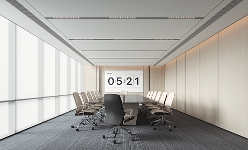 Modern Conference Room 3d model