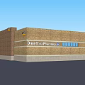 Rite Aid Pharmacy Commercial Building with Walgreens GNC Live Well Food Mart Storefronts