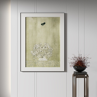 New Chinese Decorative Painting 3d model